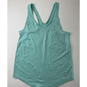 Nike Womens Size Small Dri -Fit Racerback Tank Top Shirt Teal